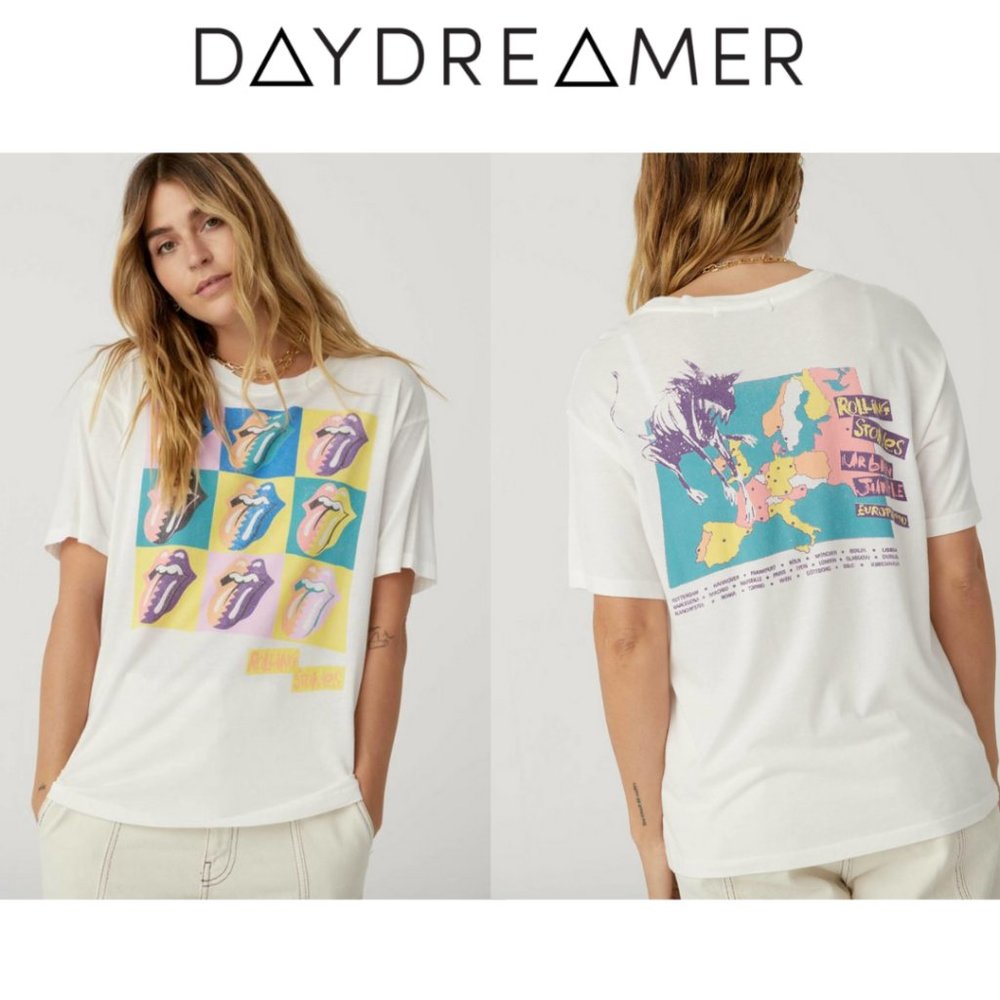 Daydreamer Rolling Stones Boyfriend Tee